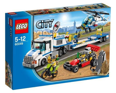 LEGO Set-Helicopter Transporter-Town / City / Police-60049-1-Creative Brick Builders